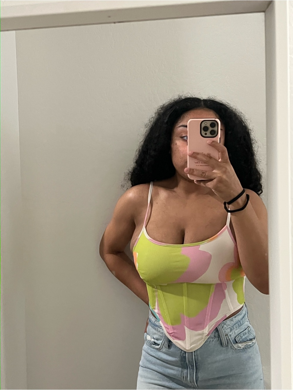 Sabo Skirt Colorful Crop Top